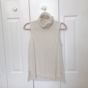 J Crew sleeveless turtleneck sweater